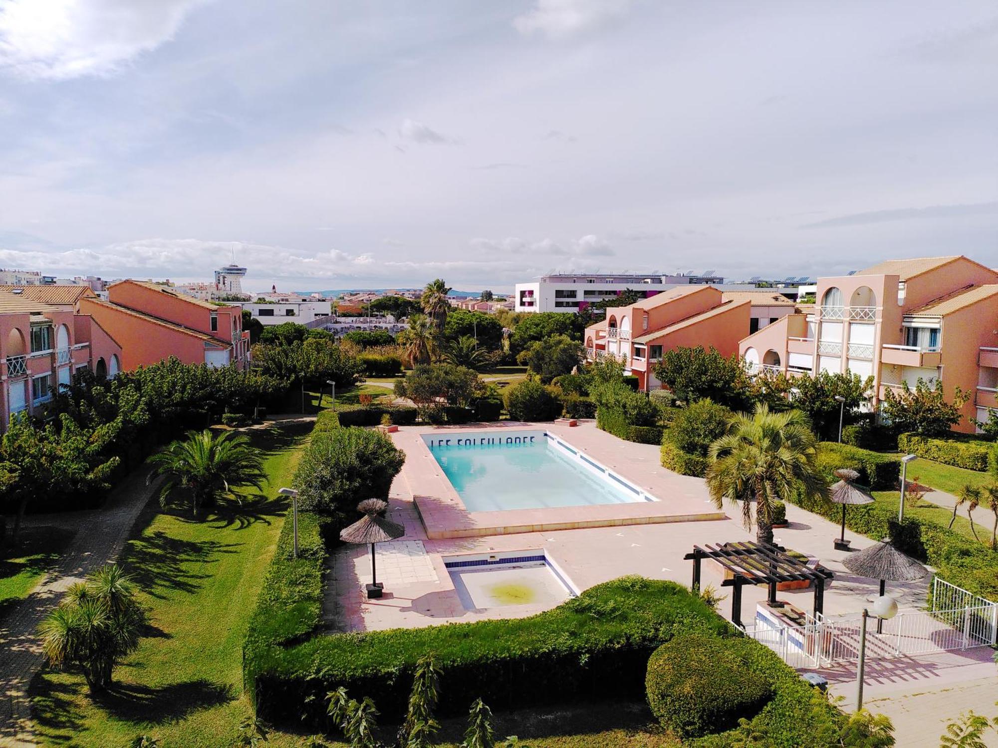 Nid Douillet F2, Clim, Jardin, Piscine, Parking, Plage 200 M Palavas Екстер'єр фото